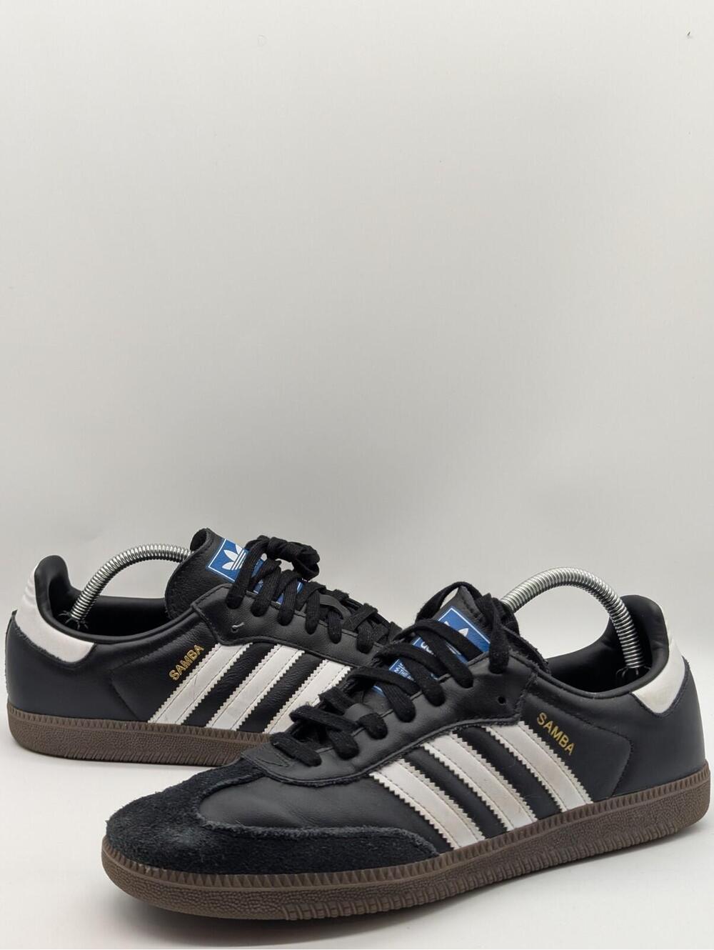 Adidas Samba OG Core Black White Gum B75807 Shoes Men's Size 9.5 / Women's 10.5